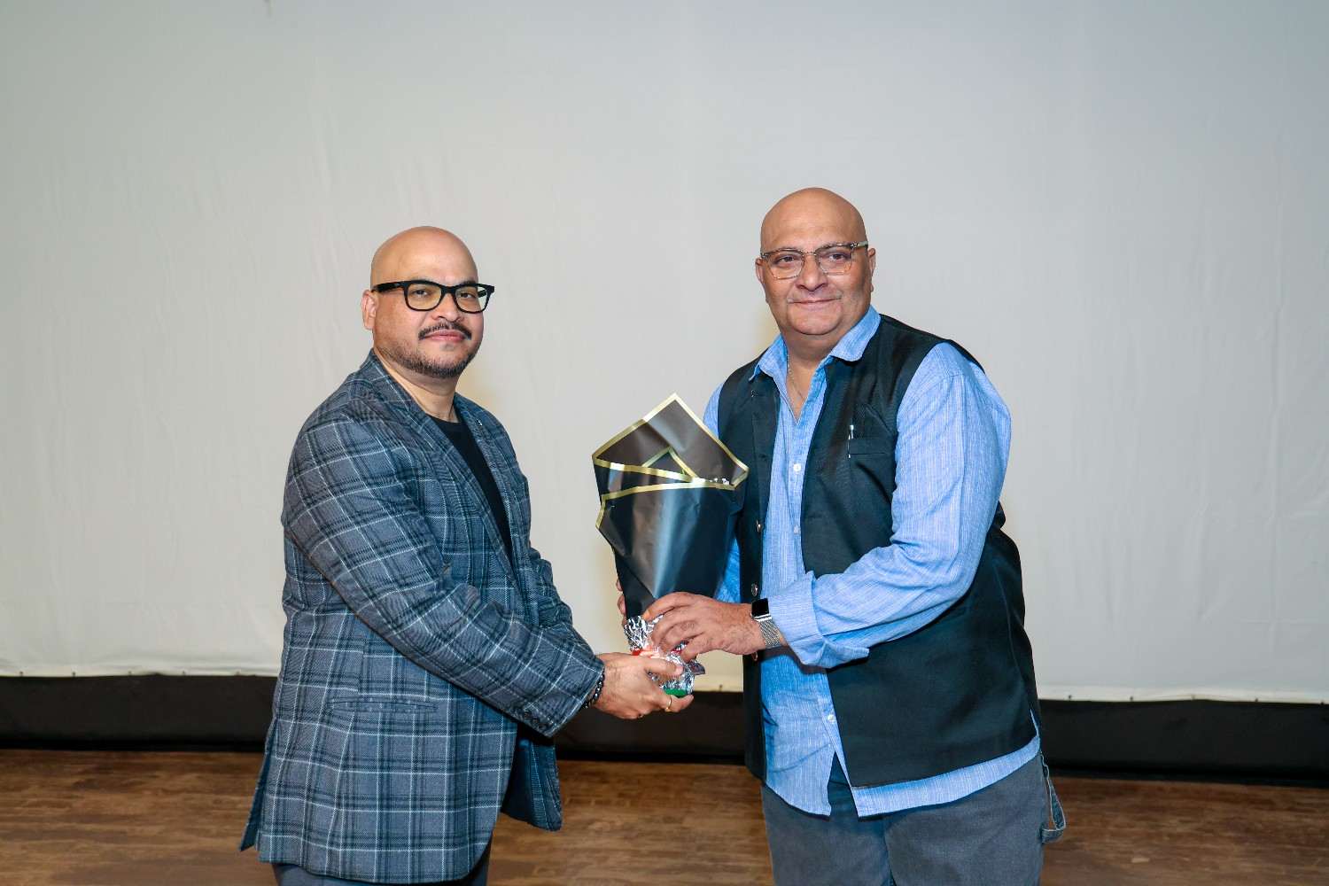 Chandrashekar Tripathi at an award ceremony